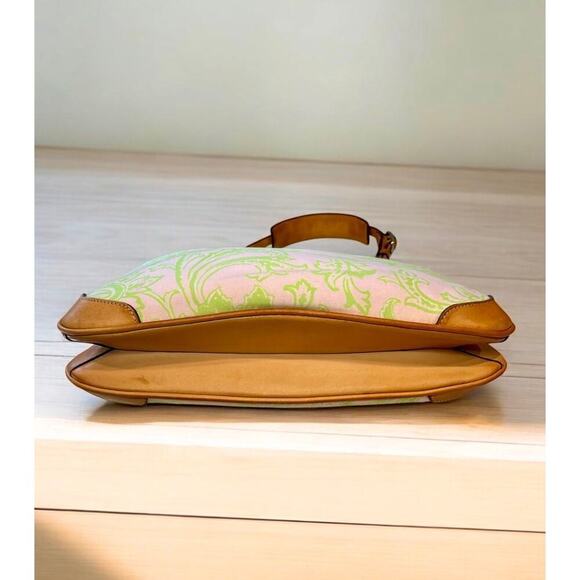 Vintage Coach 8913 Girlie Floral Twill Hobo & Matching Wristlet - Picture 5 of 15